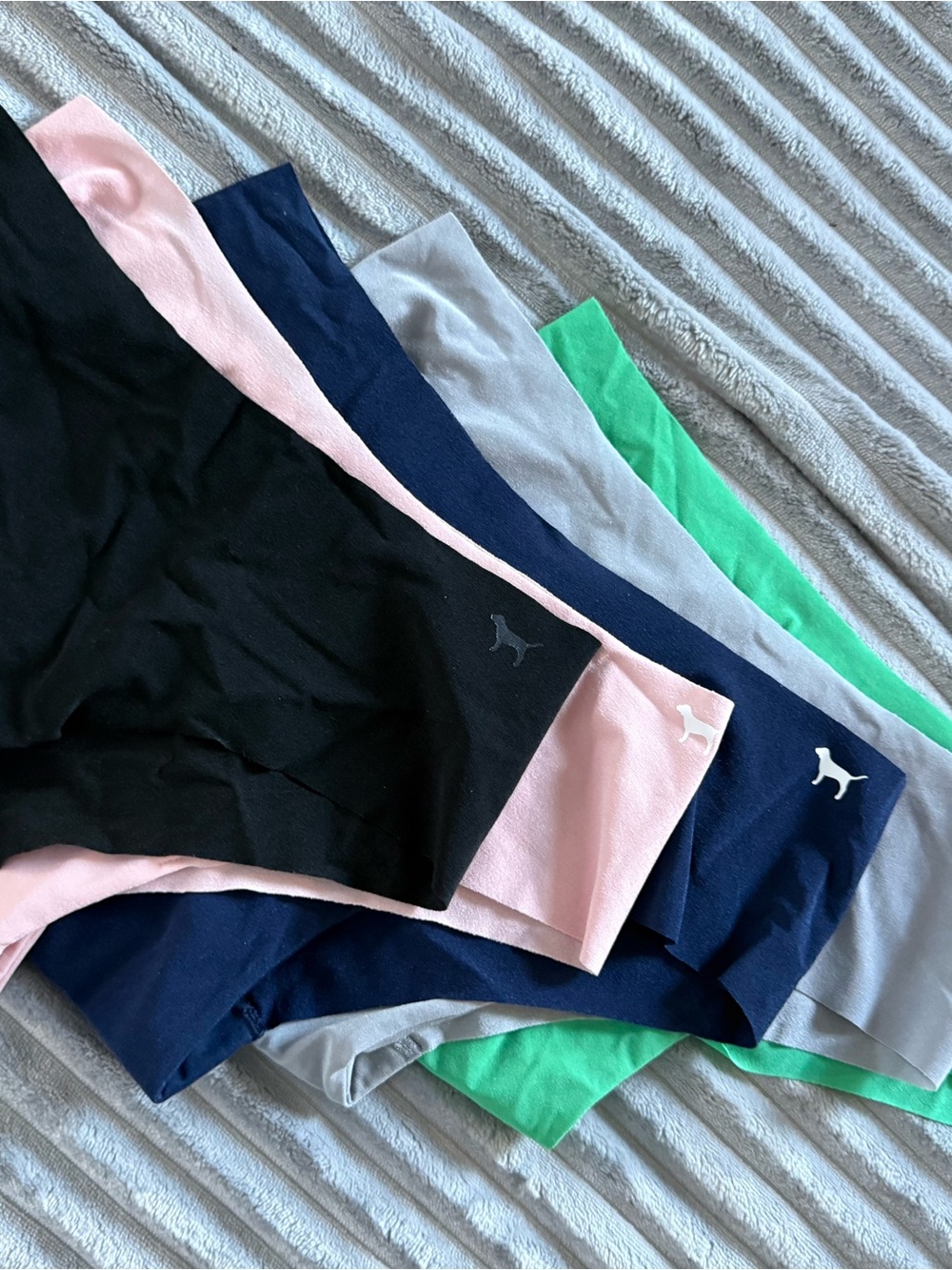 Victoria's Secret seamless panties - Black, Pink, Navy, Gray, Green